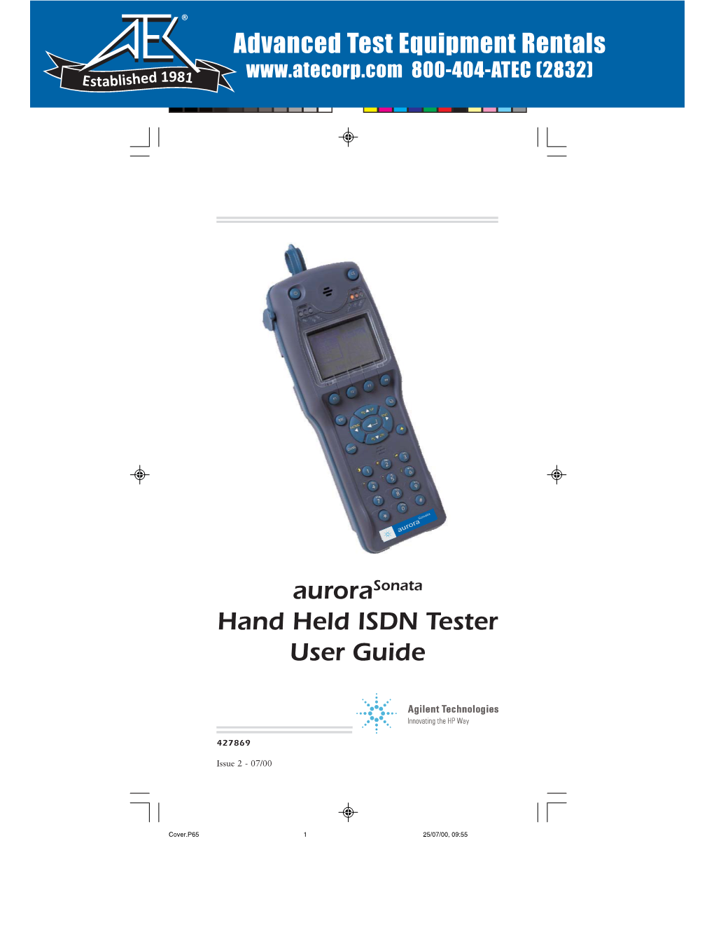 Aurorasonata Hand Held ISDN Tester User Guide Advanced Test