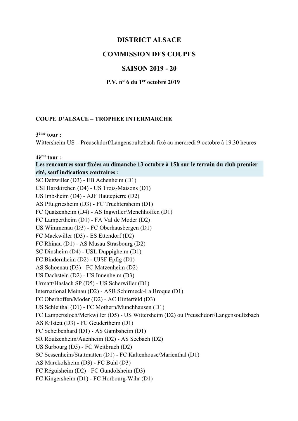 Commission R2gionale Des Coupes