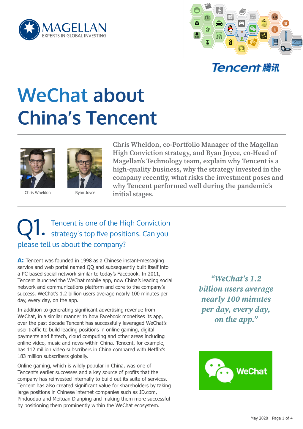 Wechat About China's Tencent