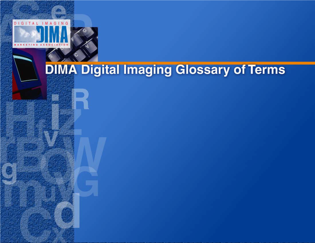 DIMA Glossary.Pdf