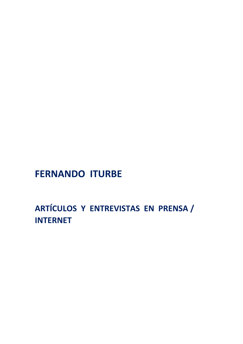 Fernando Iturbe