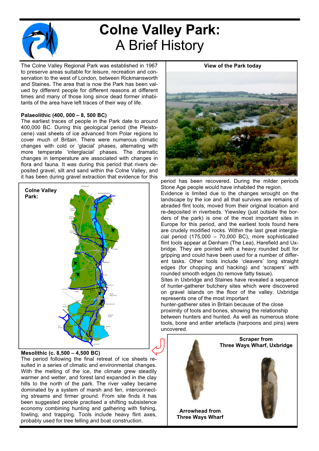 Colne Valley Park: a Brief History