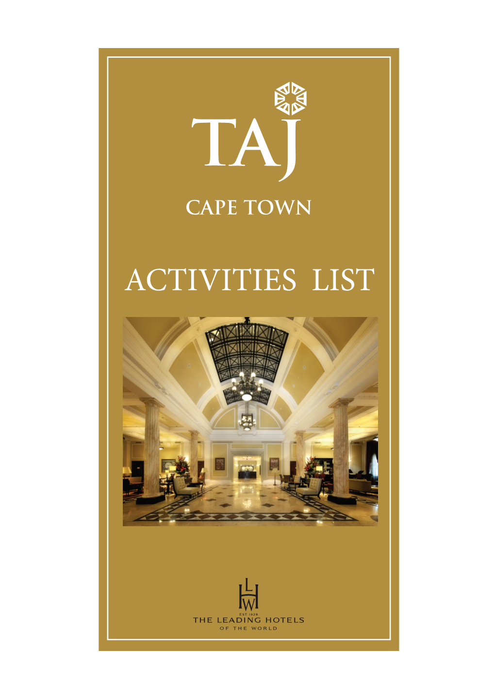 Activities List City Specialists Contents