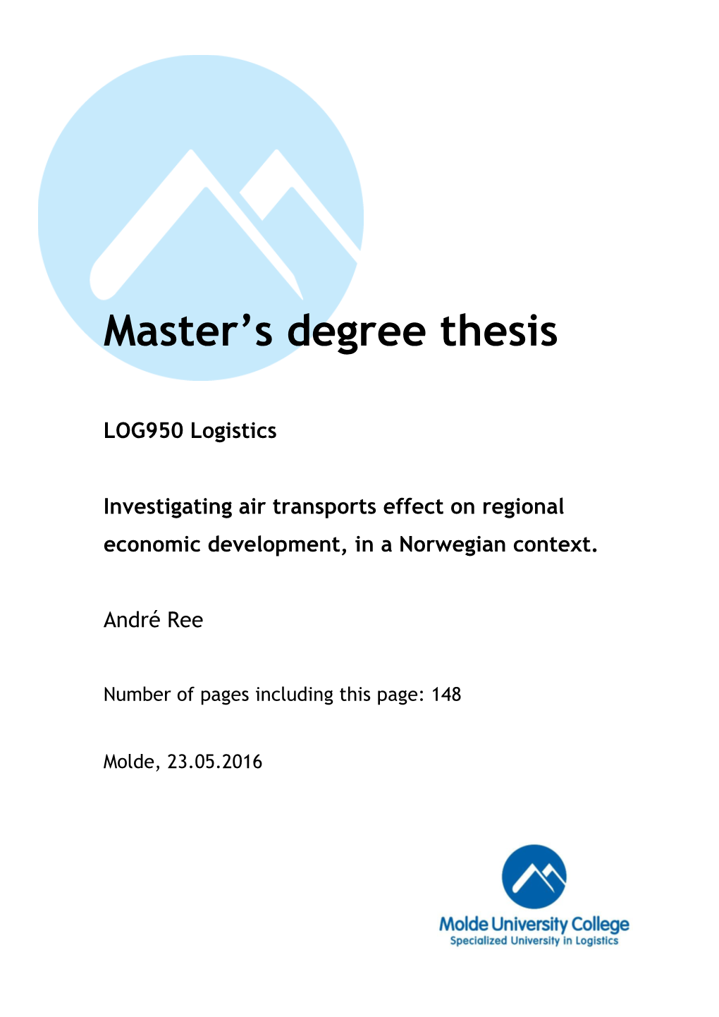 Master's Degree Thesis