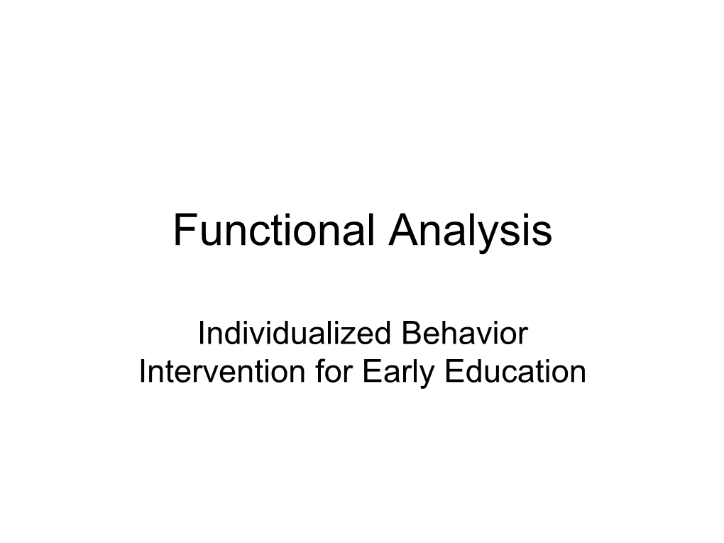 Functional Analysis