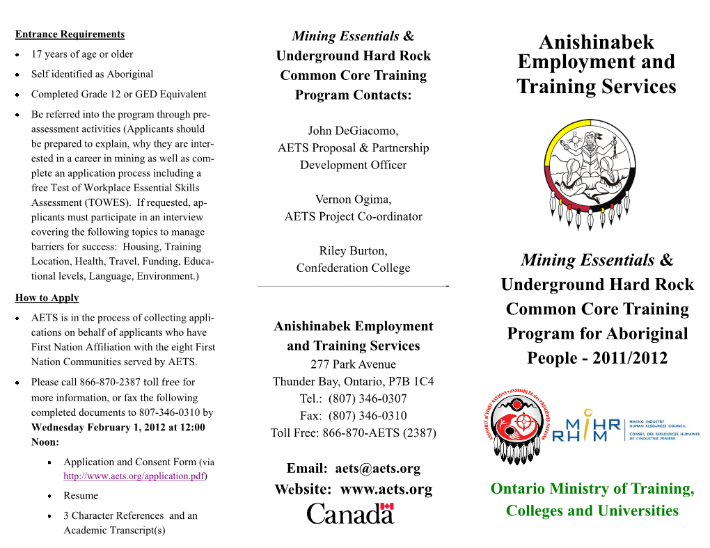 Mining Essentials Program