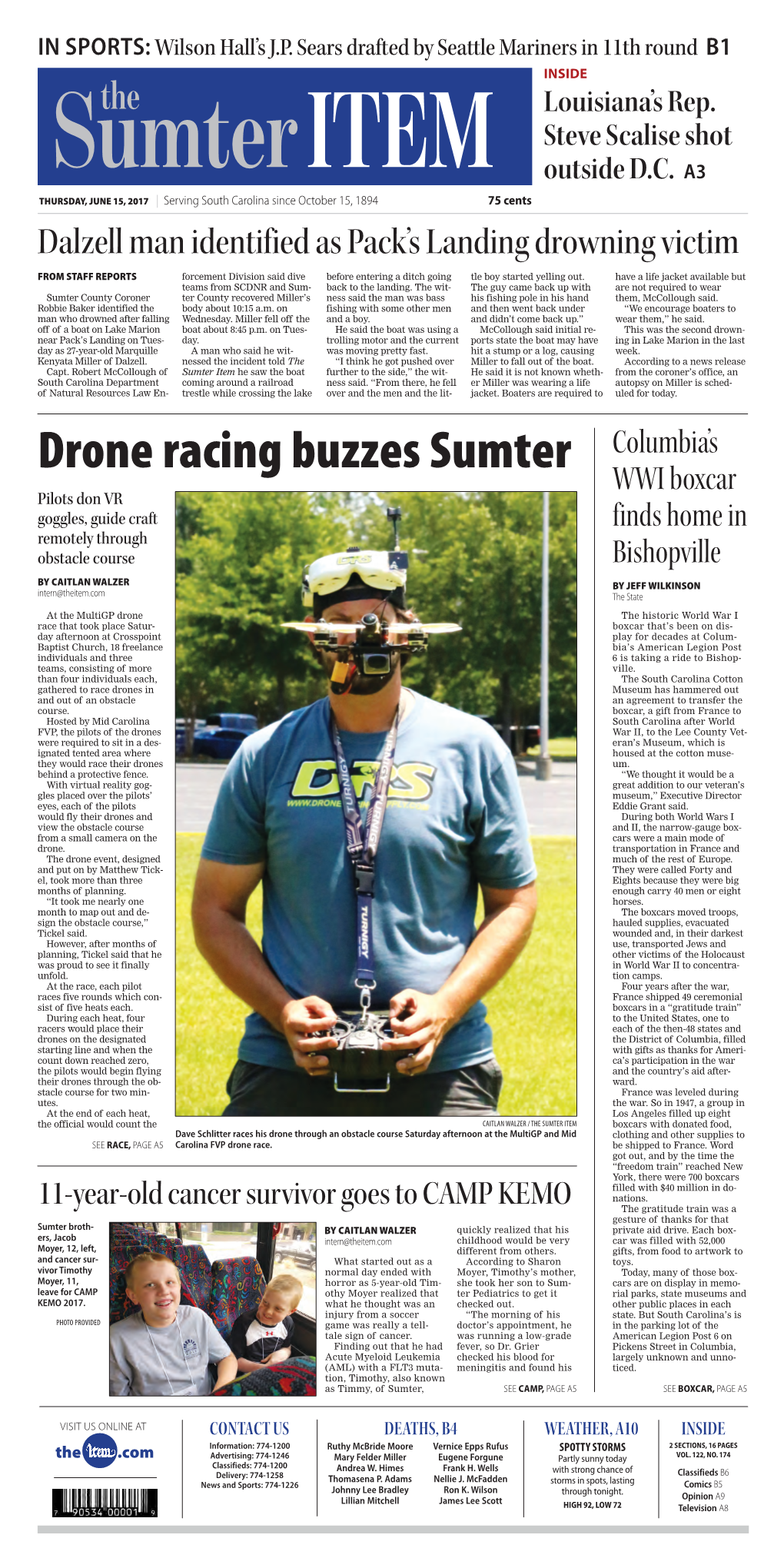 Drone Racing Buzzes Sumter