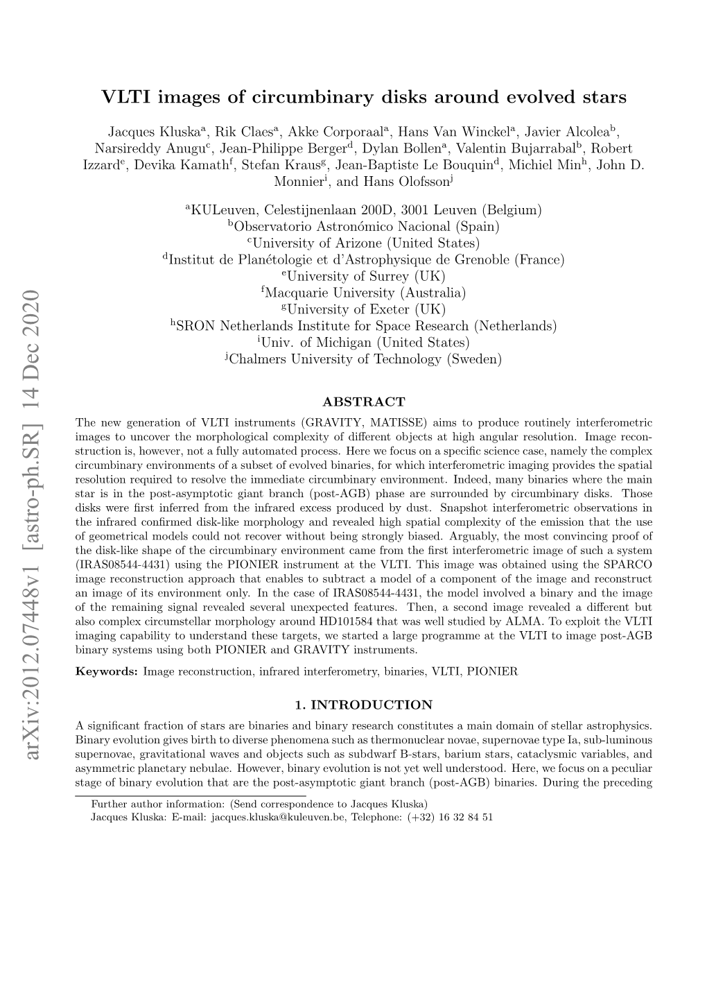 VLTI Images of Circumbinary Disks Around Evolved Stars