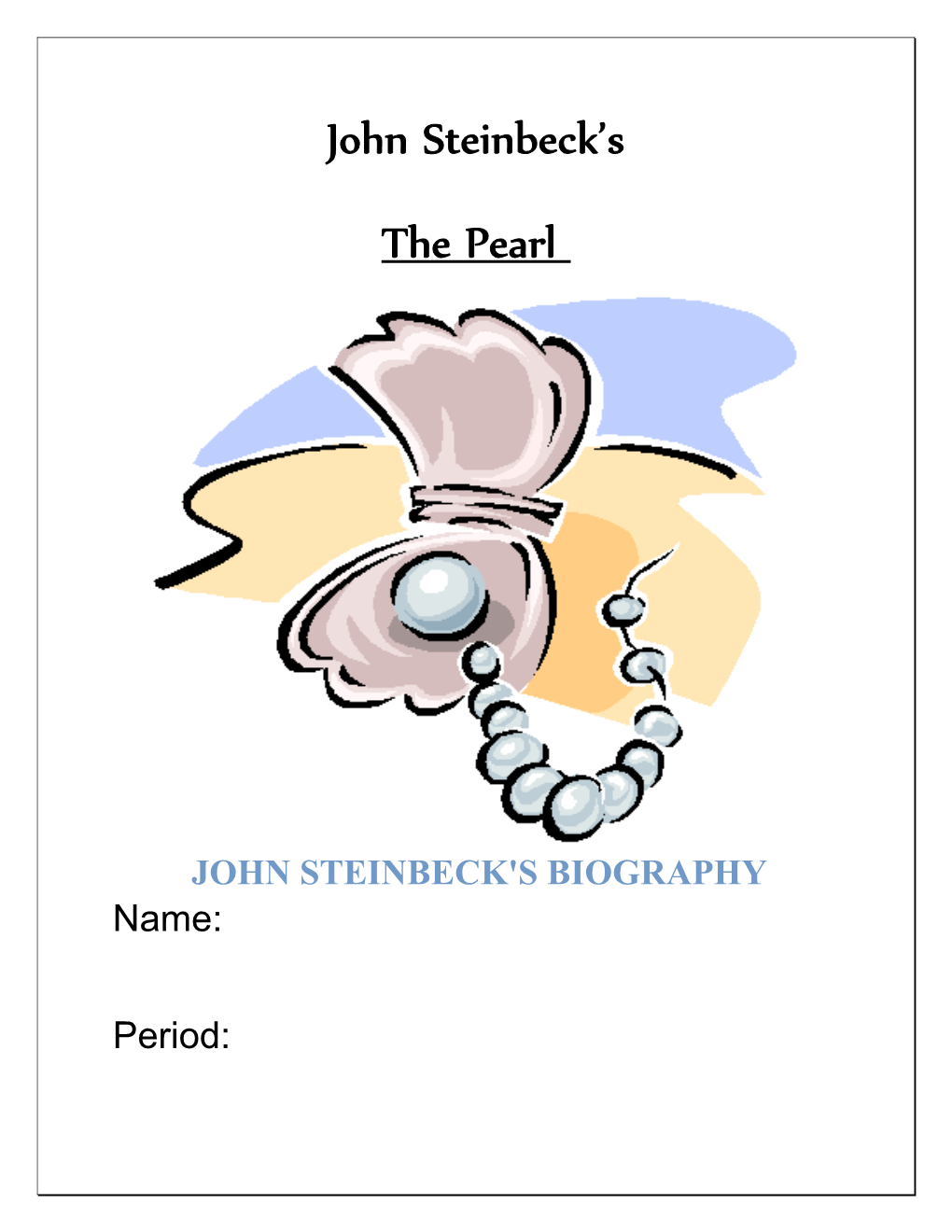 John Steinbeck S