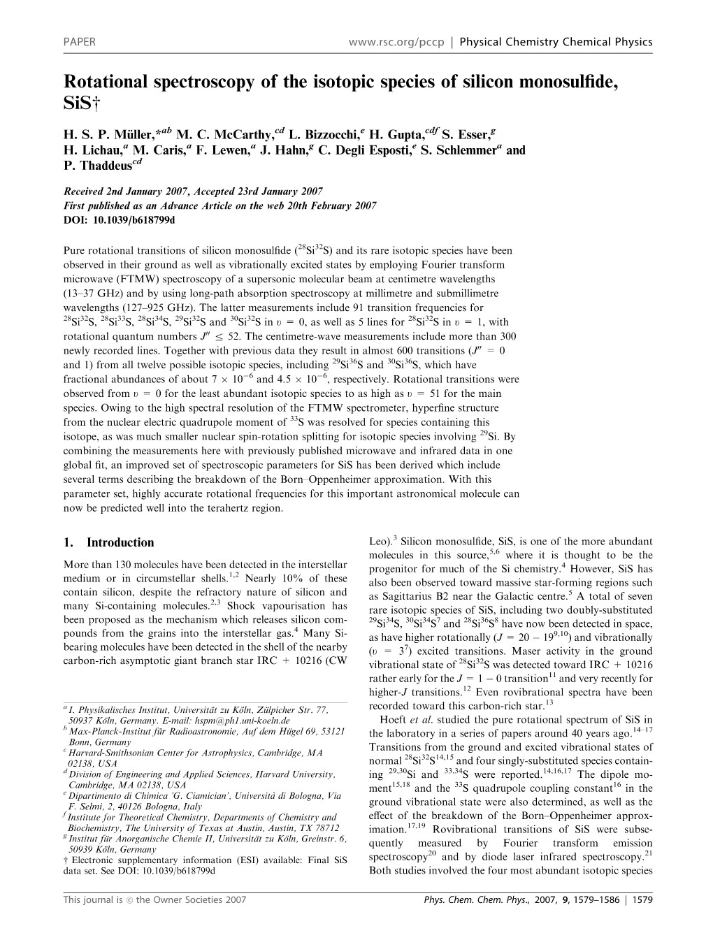 Rotational Spectroscopy of the Isotopic Species of Silicon Monosulfide, Sisw