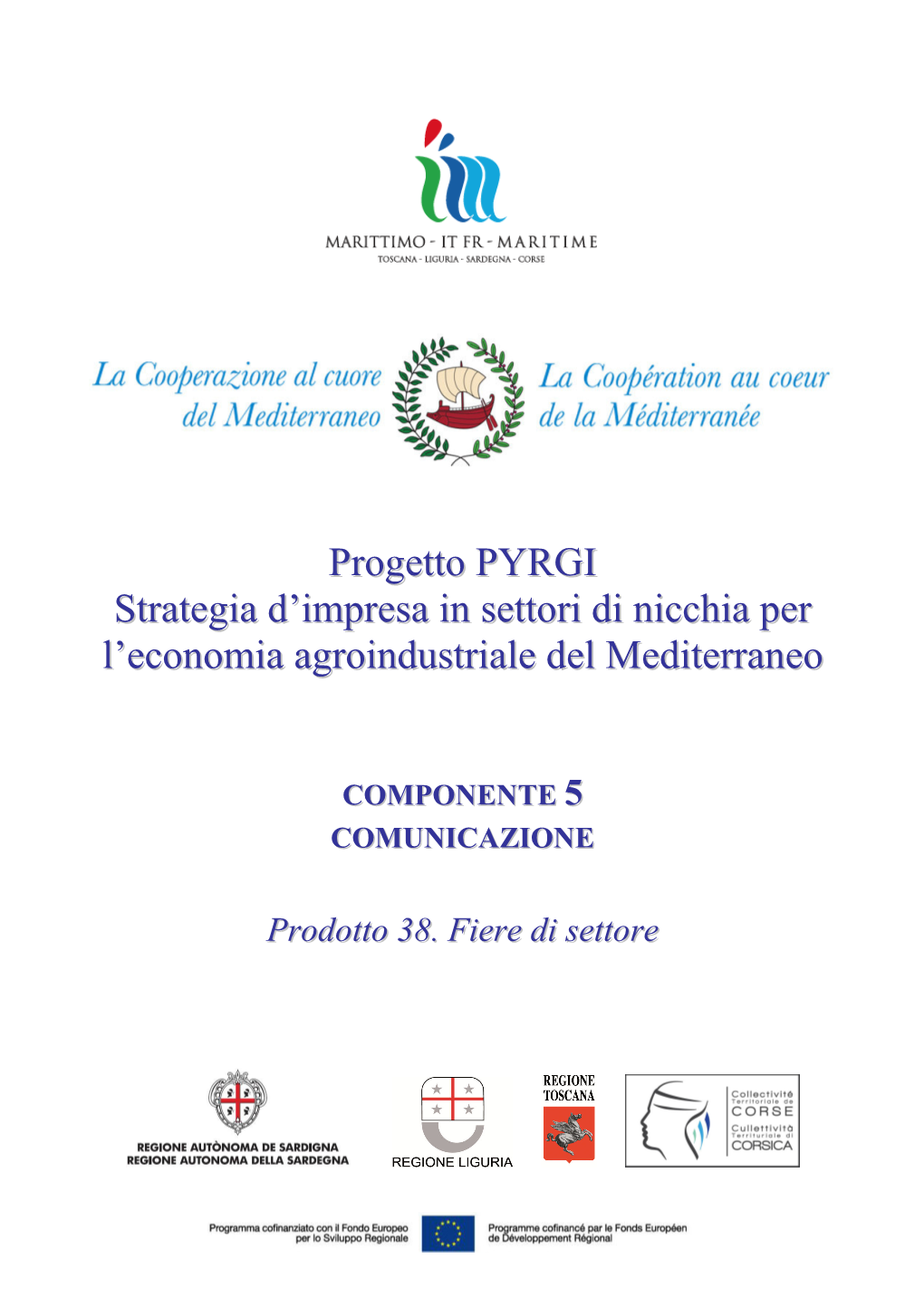 Progetto PYRGI Strategia D'impresa in Settori Di Nicchia Per L'economia