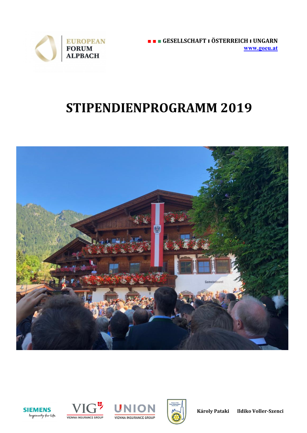 Alpbach Ungarn 2019