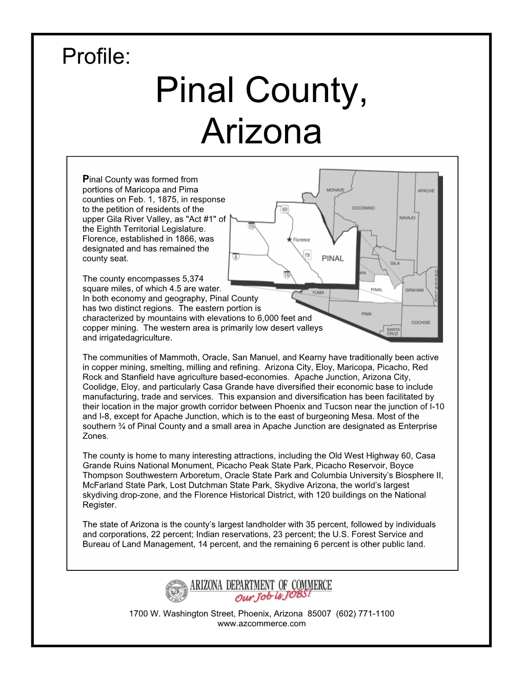 Pinal County, Arizona