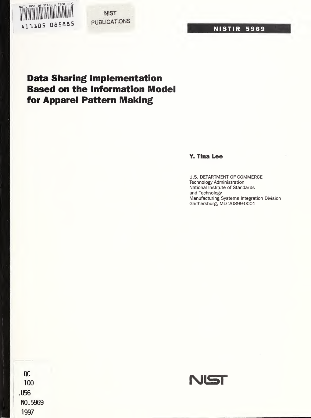 Data Sharing Implementation Based on the Information Model for Apparel Pattern Making