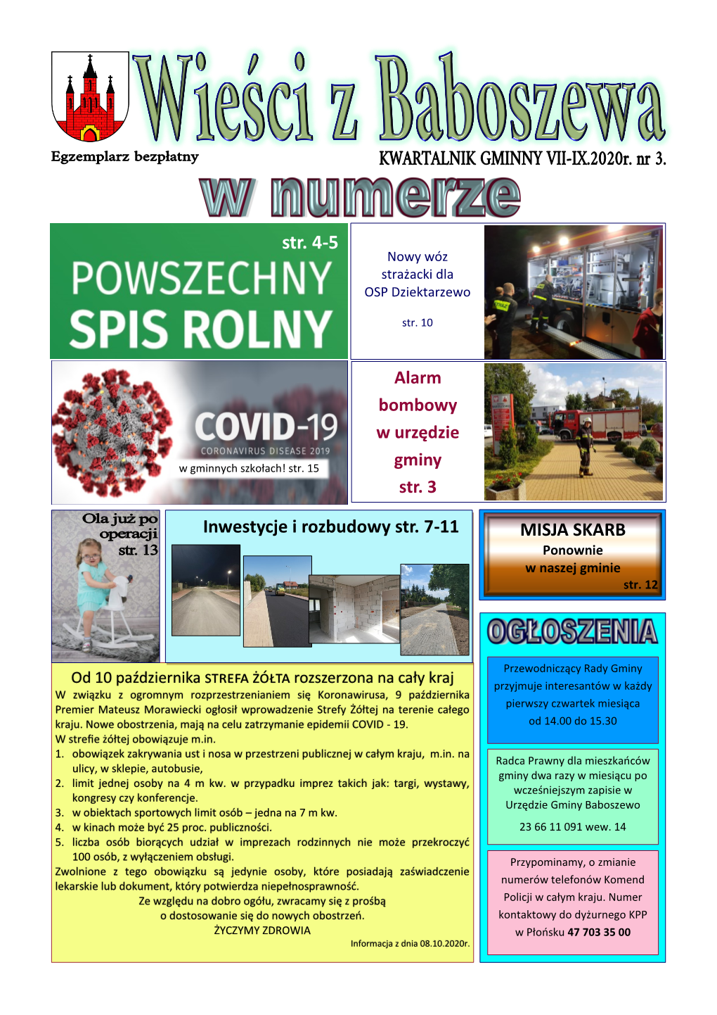 Str. 4-5 Nowy Wóz Strażacki Dla OSP Dziektarzewo