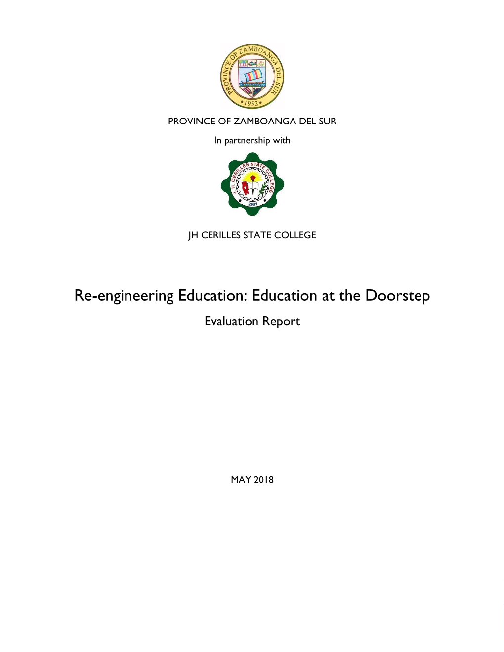 Re-Engineering Education: Education at the Doorstep Evaluation Report