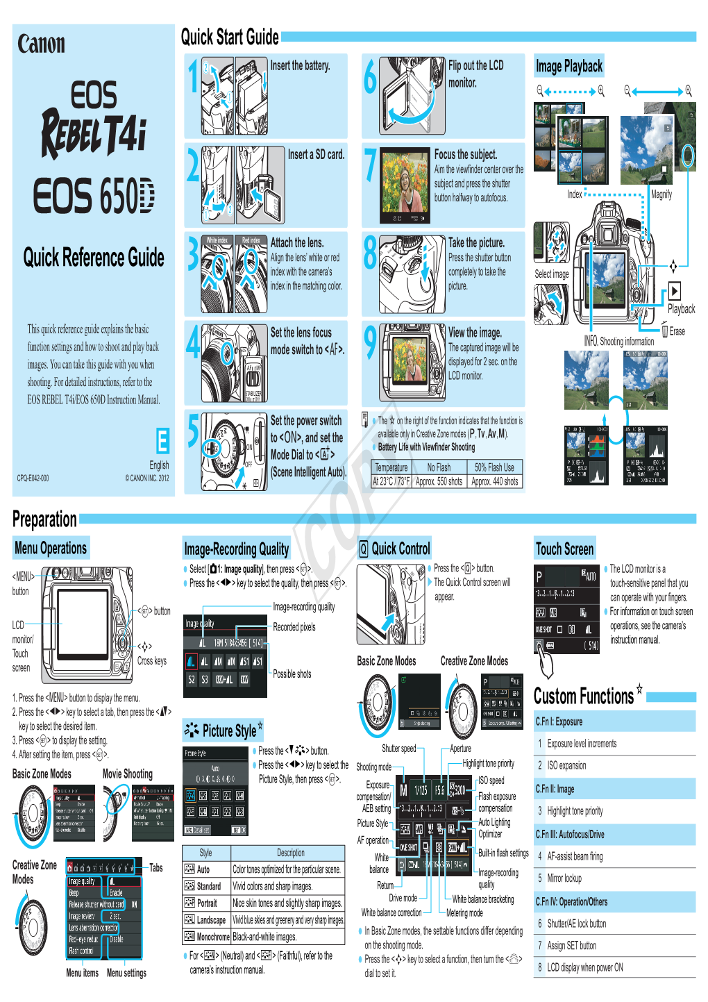 Quick Reference Guide