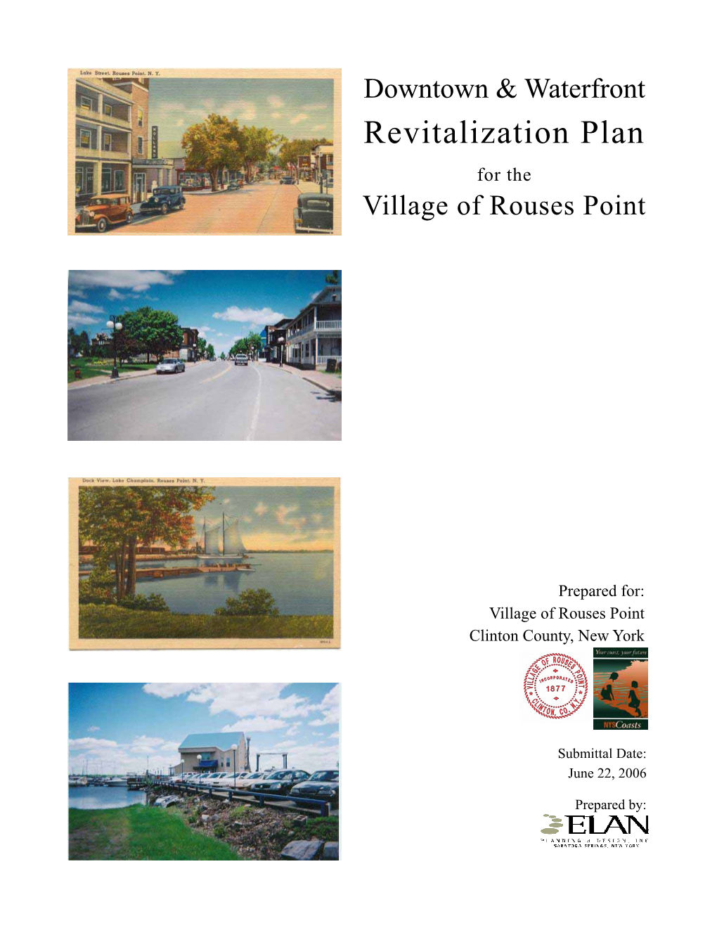 Downtown and Waterfront Revitalization Plan I V