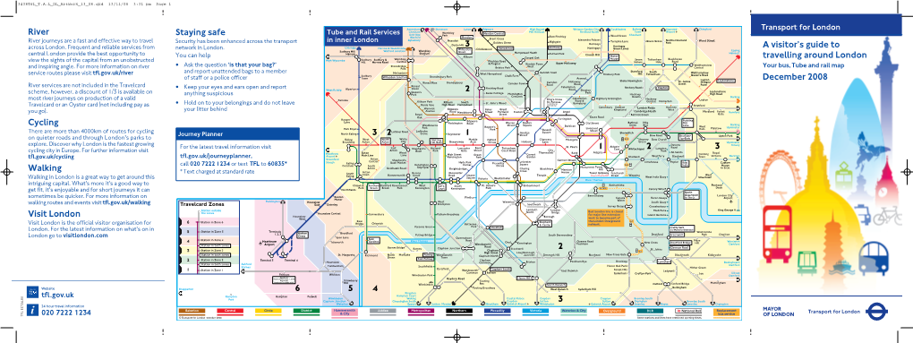 A Visitor's Guide to Travelling Around London River Cycling Walking Visit