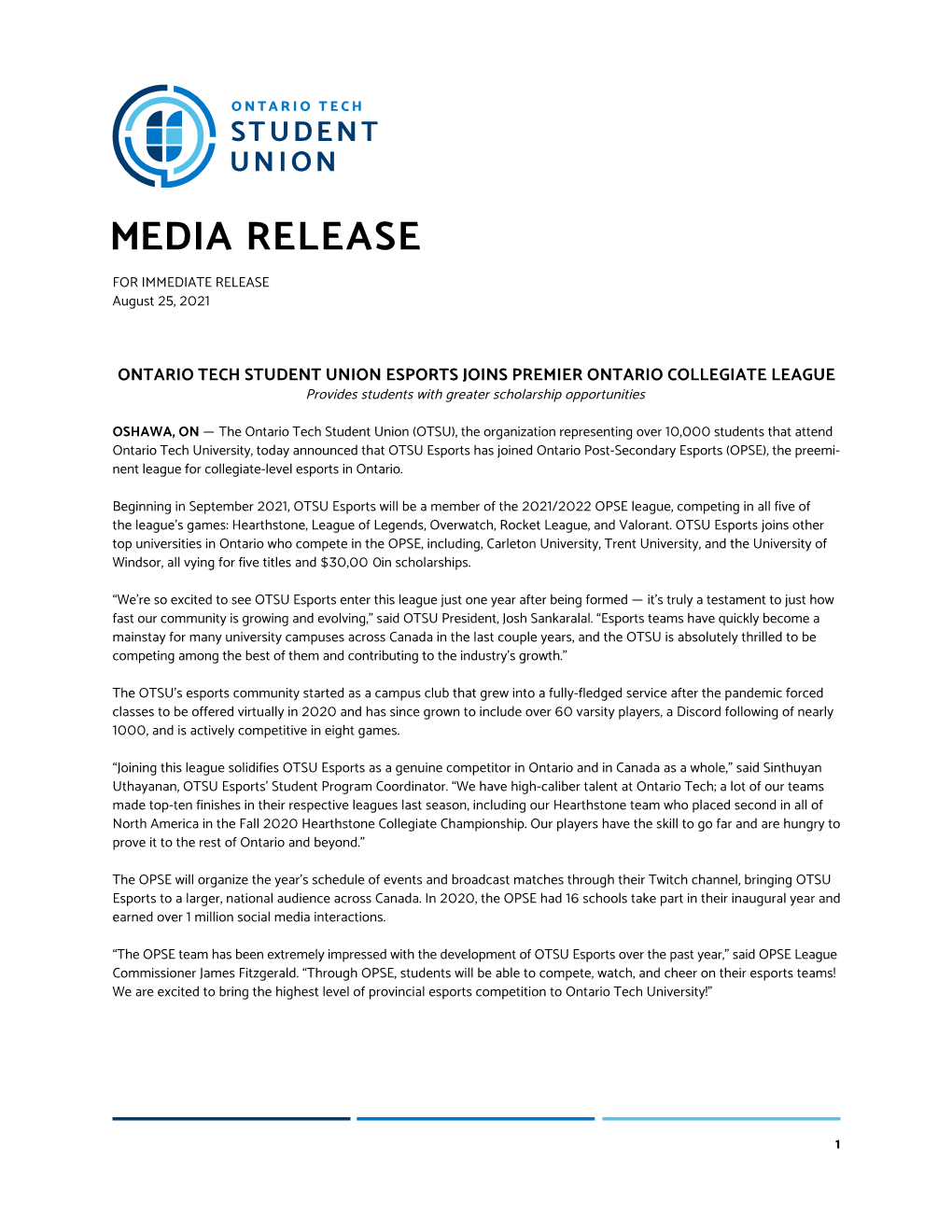 Media Release