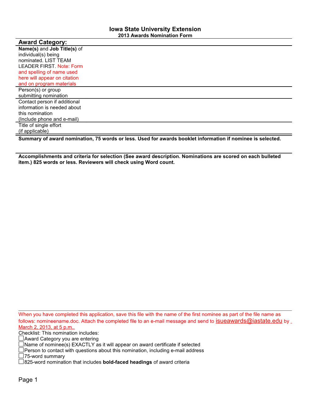 Out of State Travel Authorization