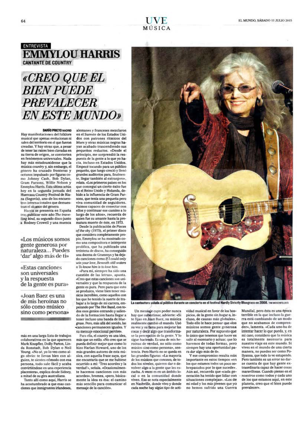 Emmylou Harris Y Rodney Crowell Cierran El Viaje Del Huercasa Country