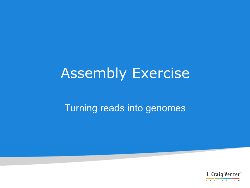 Assembly Exercise