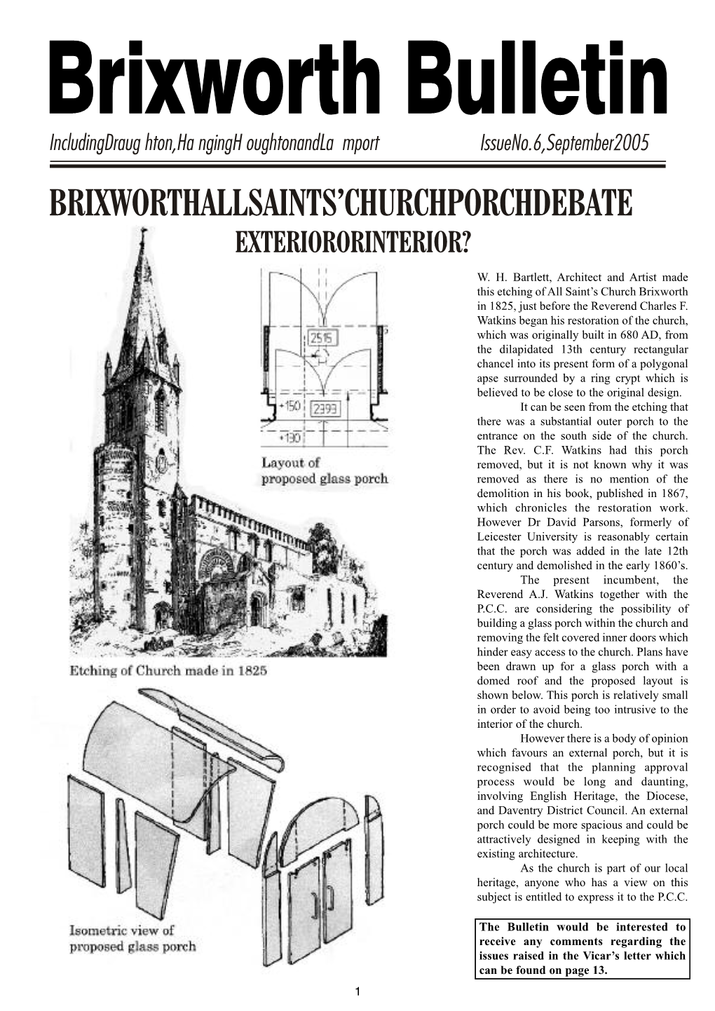 Brixworth Bulletin