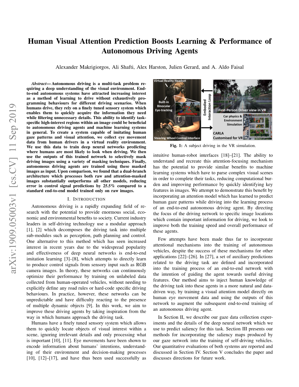 Human Visual Attention Prediction Boosts Learning & Performance of Autonomous Driving