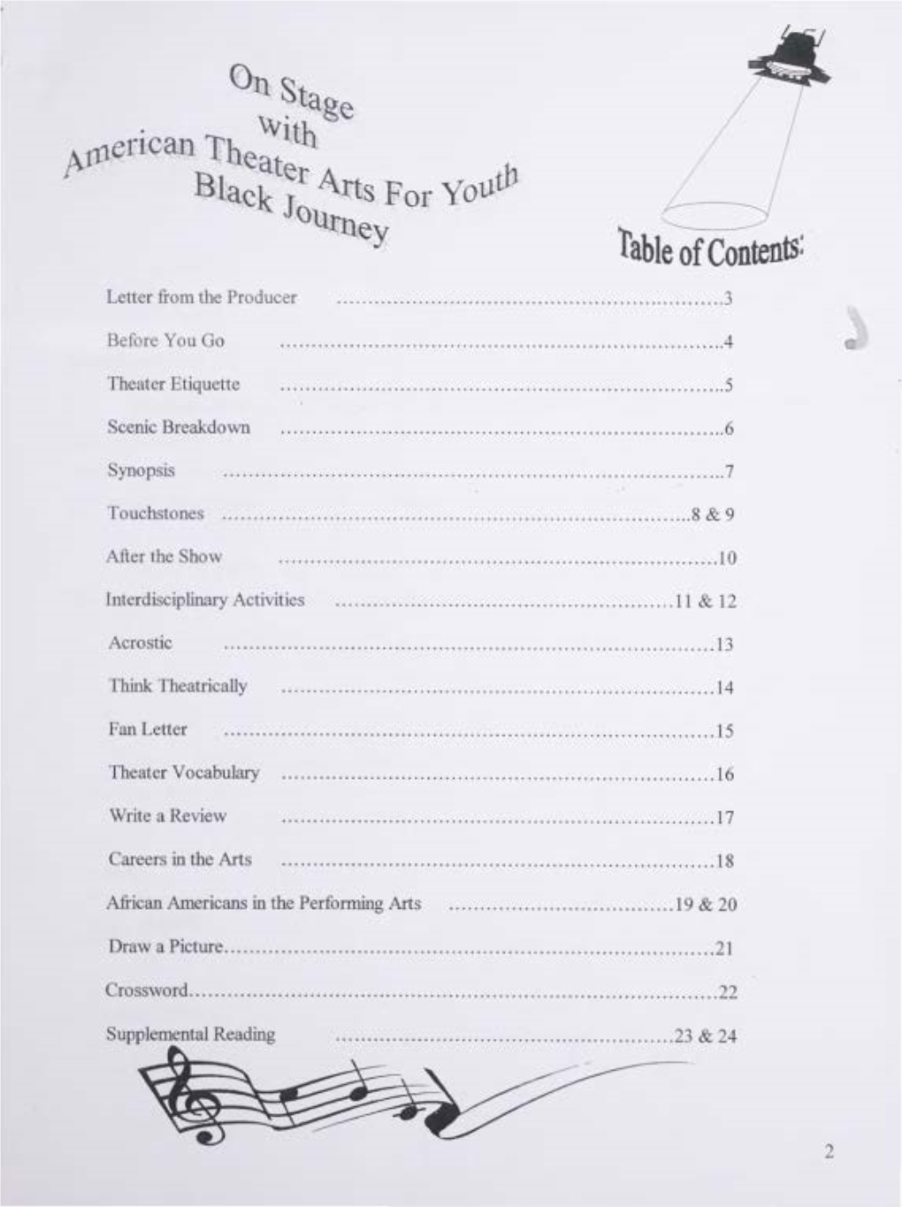 Table of Contents