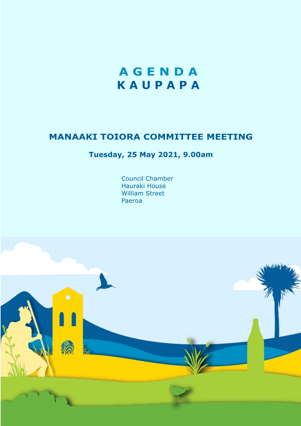 Manaaki Toiora Committee Agenda