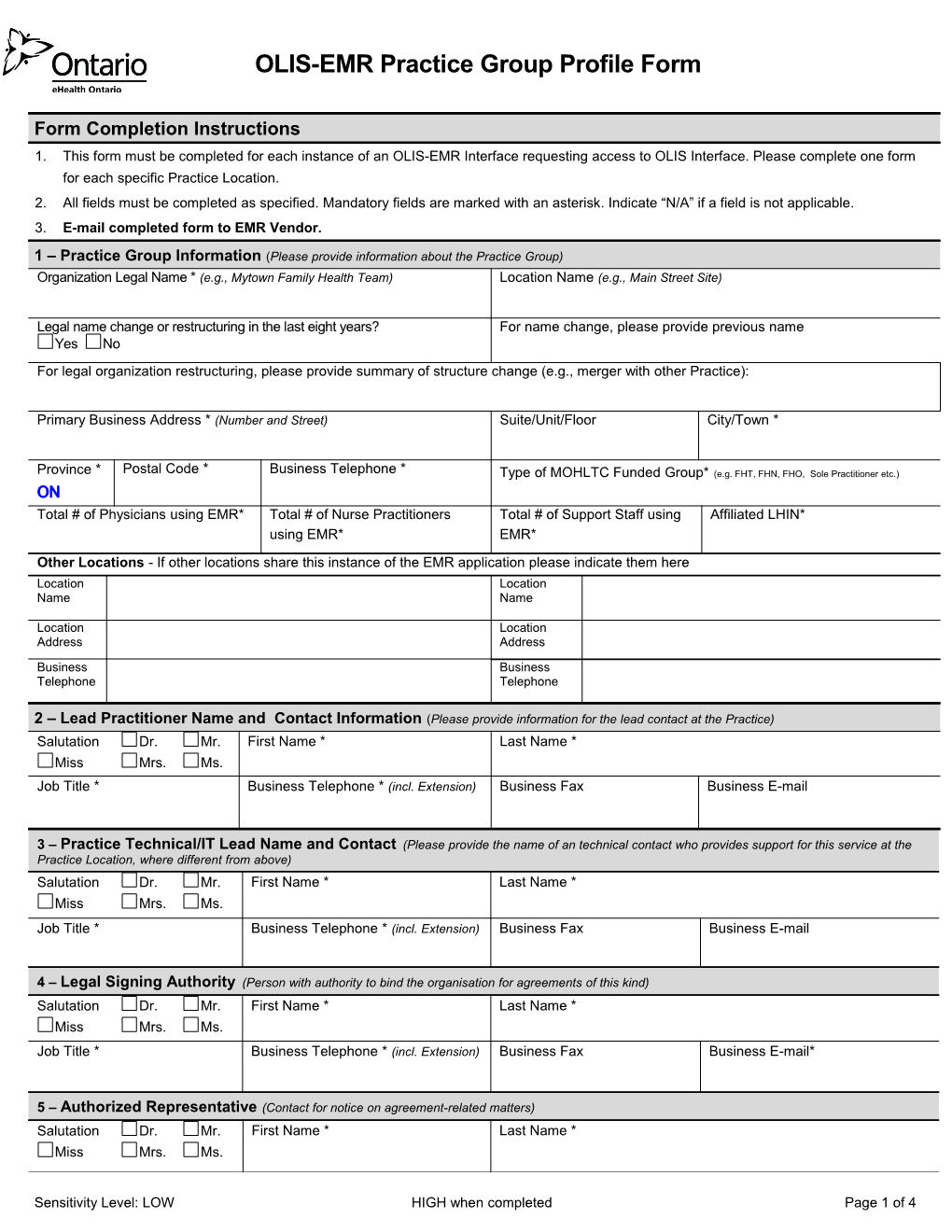 Organization Set up and Service Enrolment