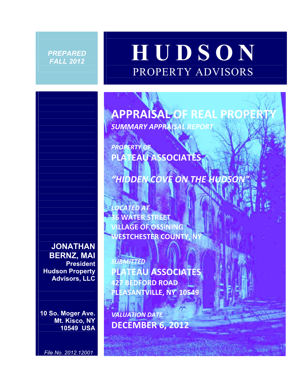 5.5 Appraisal by Hudson Property Advisors