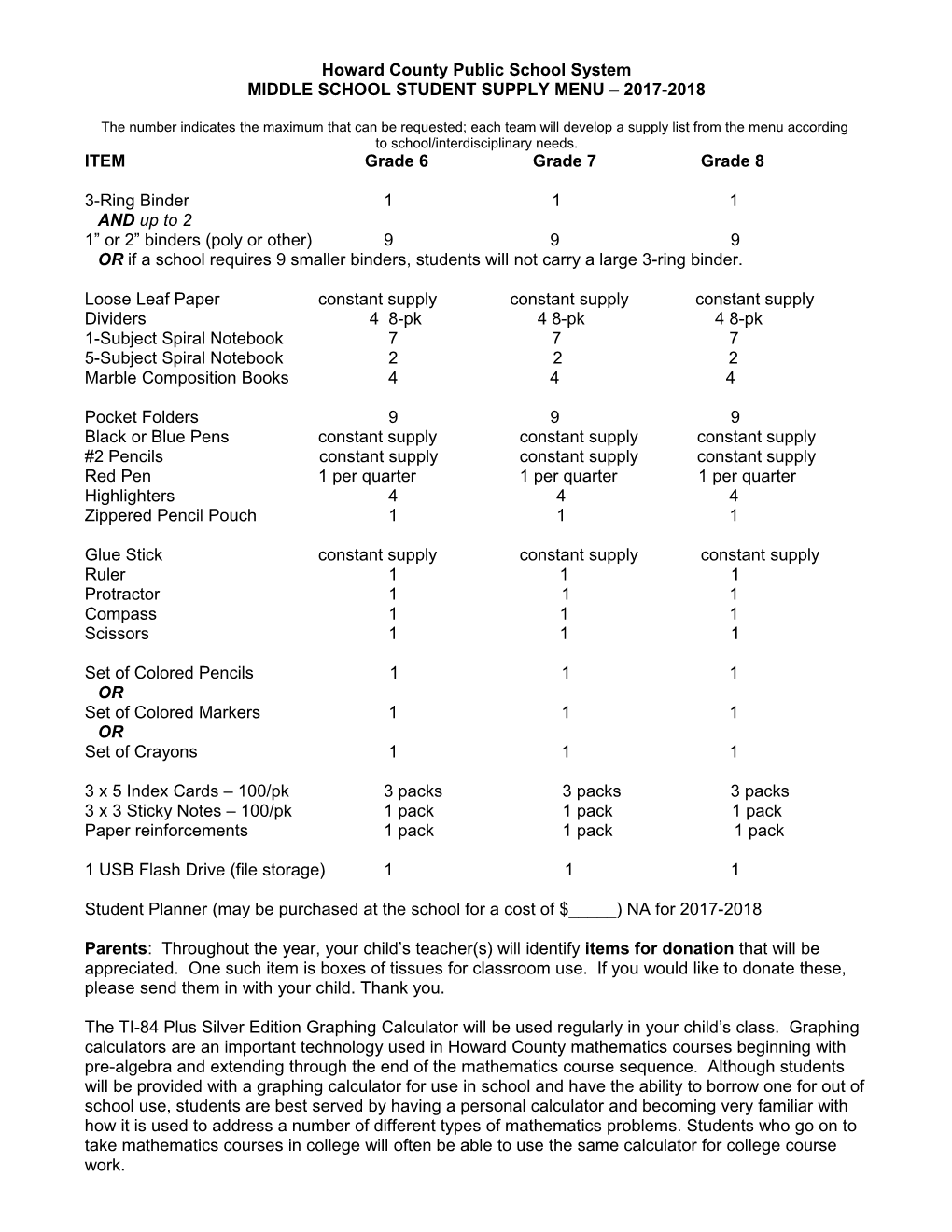 Howard County Public School System s1