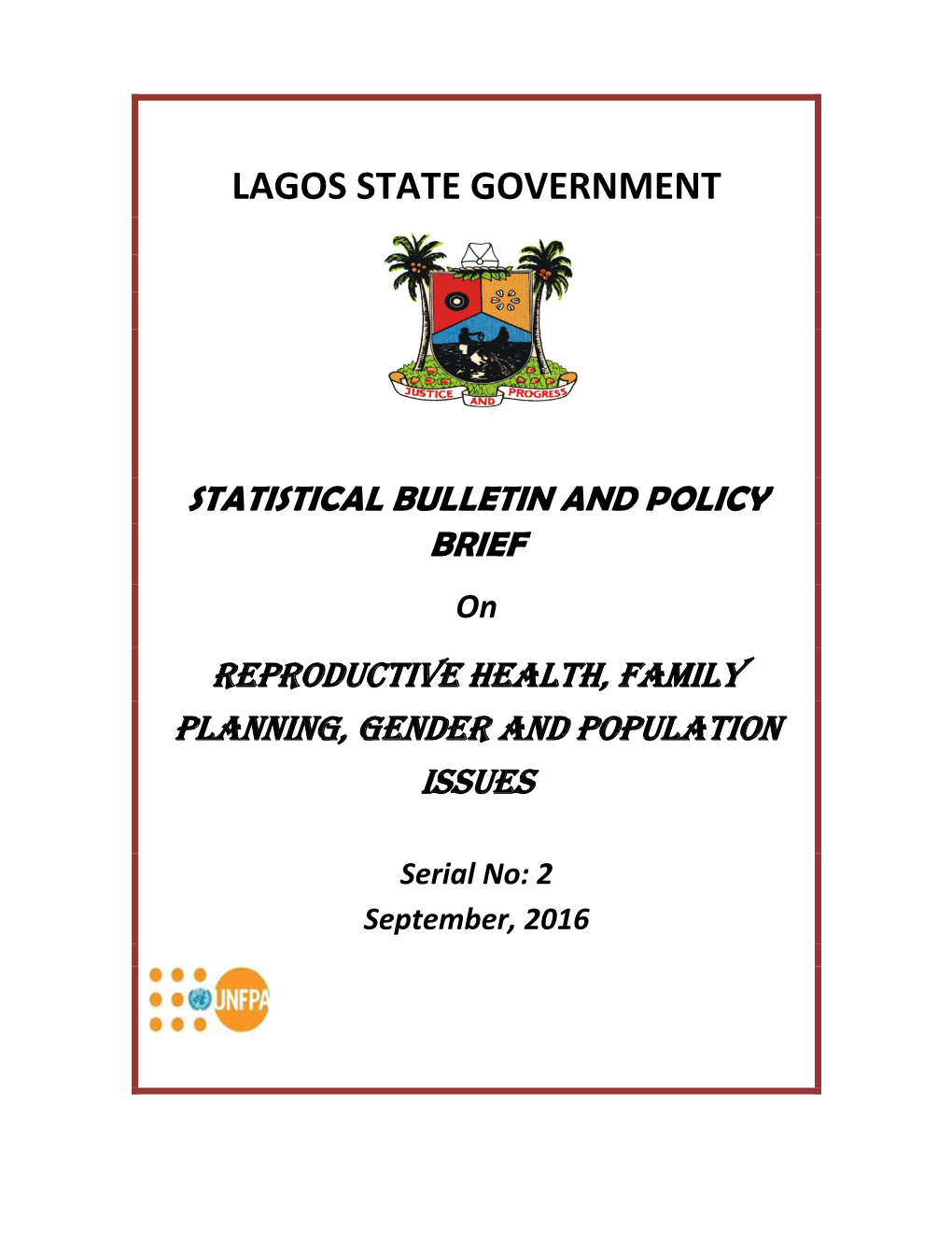 Lagos State Government Statistical Bulletin And