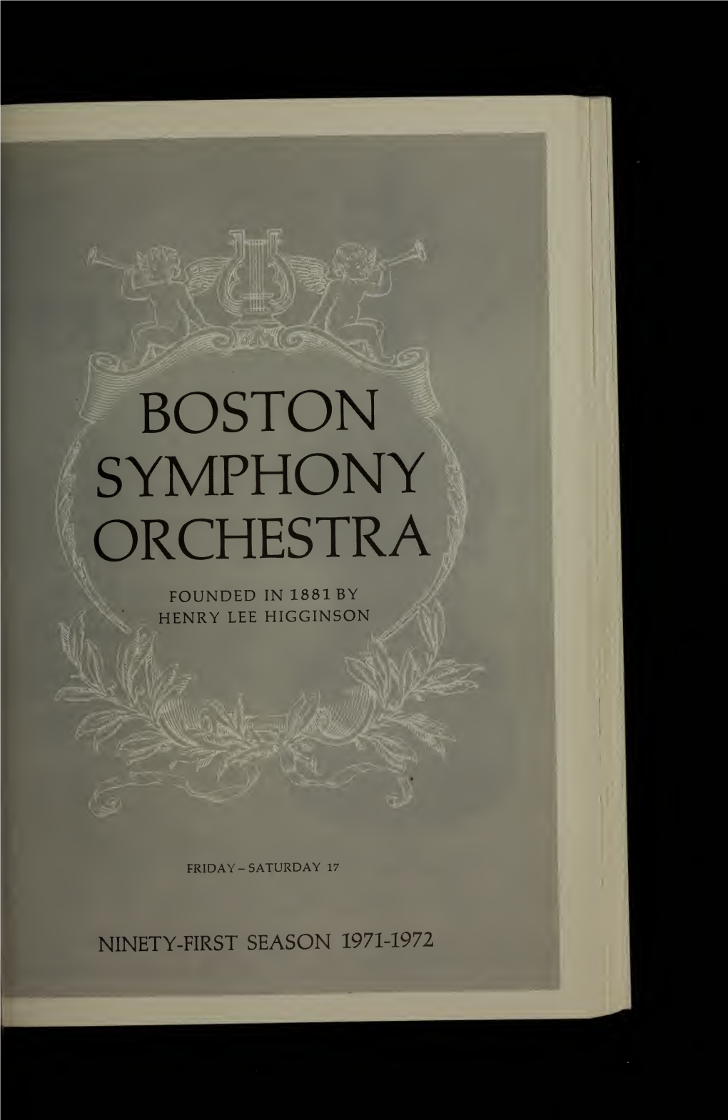 Boston Symphony Orchestra Concert Programs, Season 91, 1971