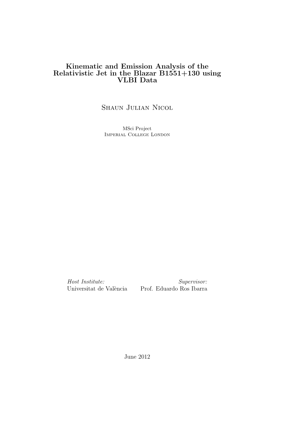 Kinematic and Emission Analysis of the Relativistic Jet in the Blazar B1551+130 Using VLBI Data