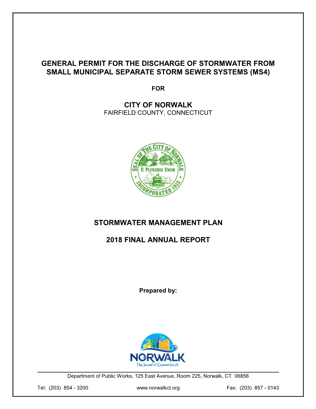 General Permit for the Discharge of Stormwater from Small Municipal Separate Storm Sewer Systems (Ms4)