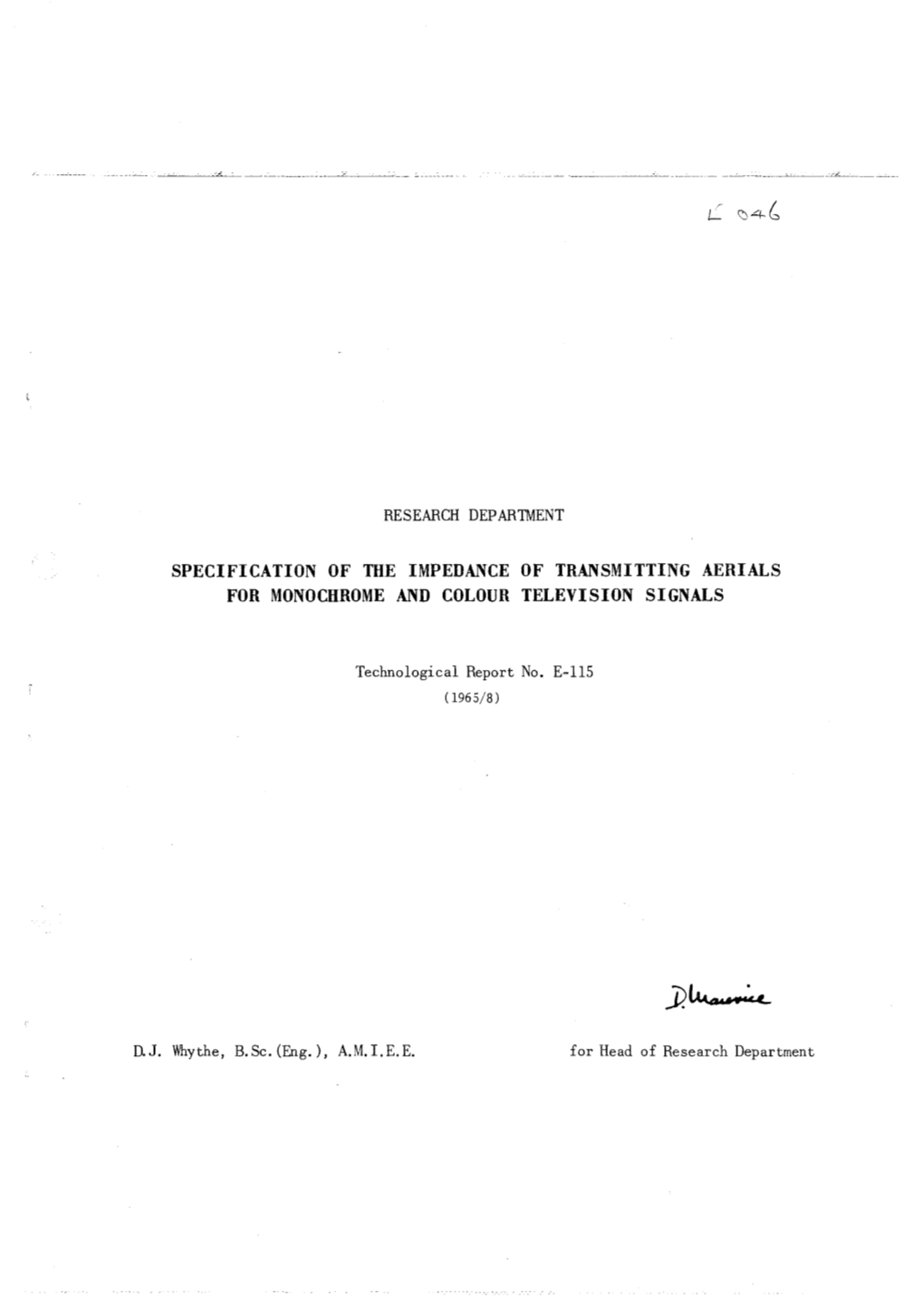 R&D Report 1965-08