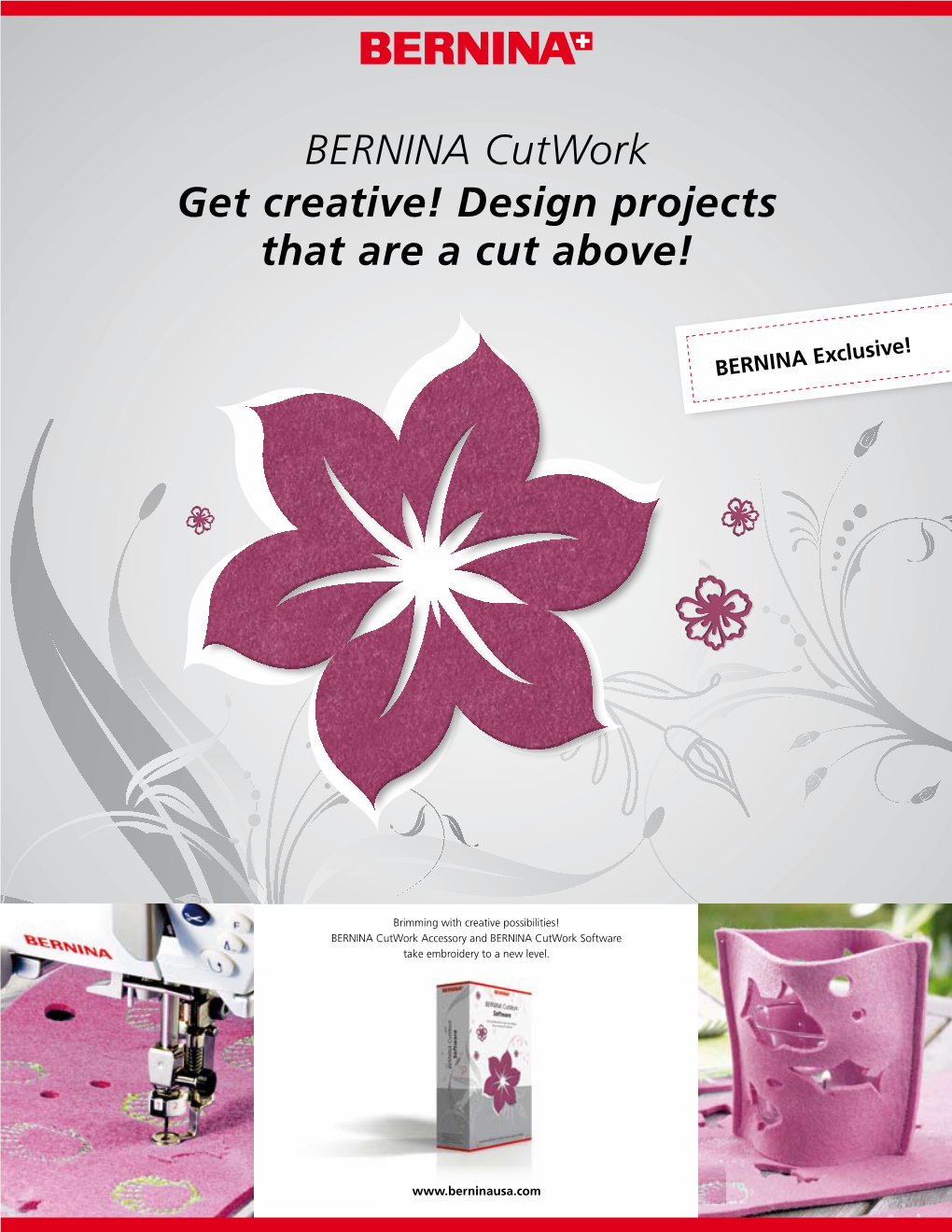 BERNINA Cutwork Get Creative! Design Projects That Are a Cut Above!