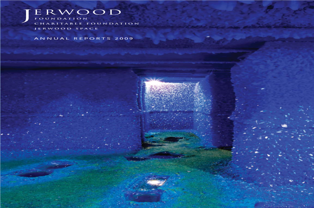 Jerwood Annual Reports 2009