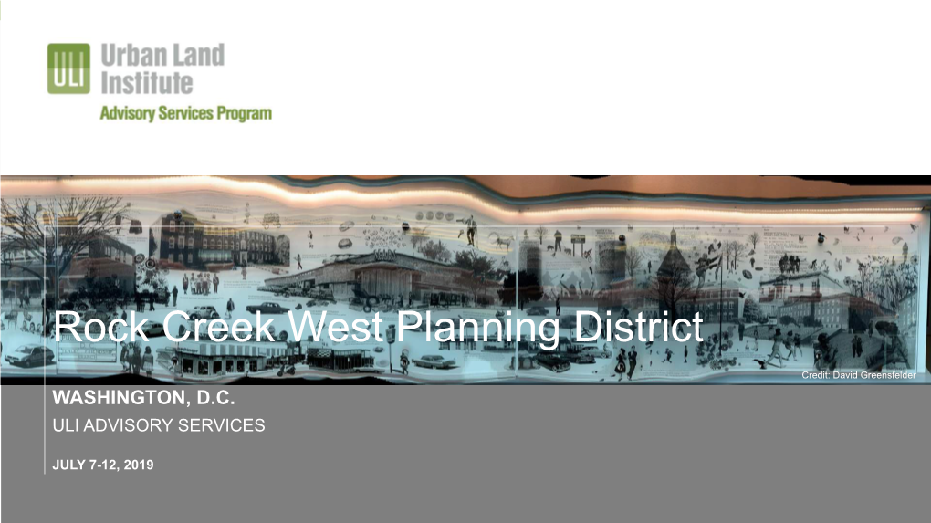 Rock Creek West Planning District
