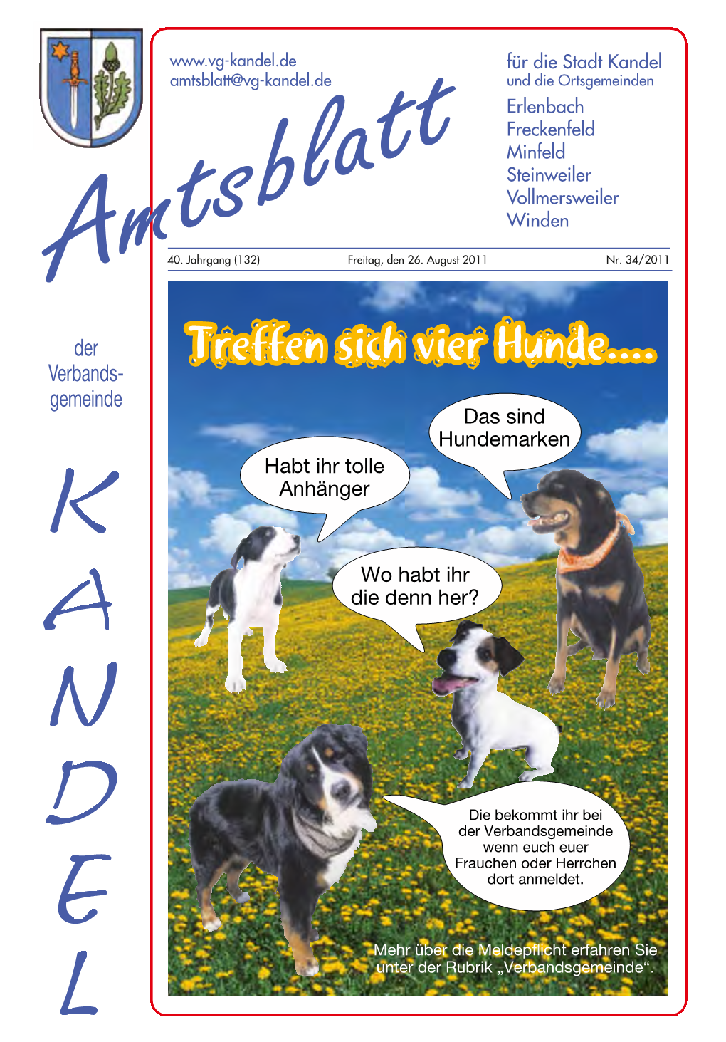 Treffen Sich Vier Hunde