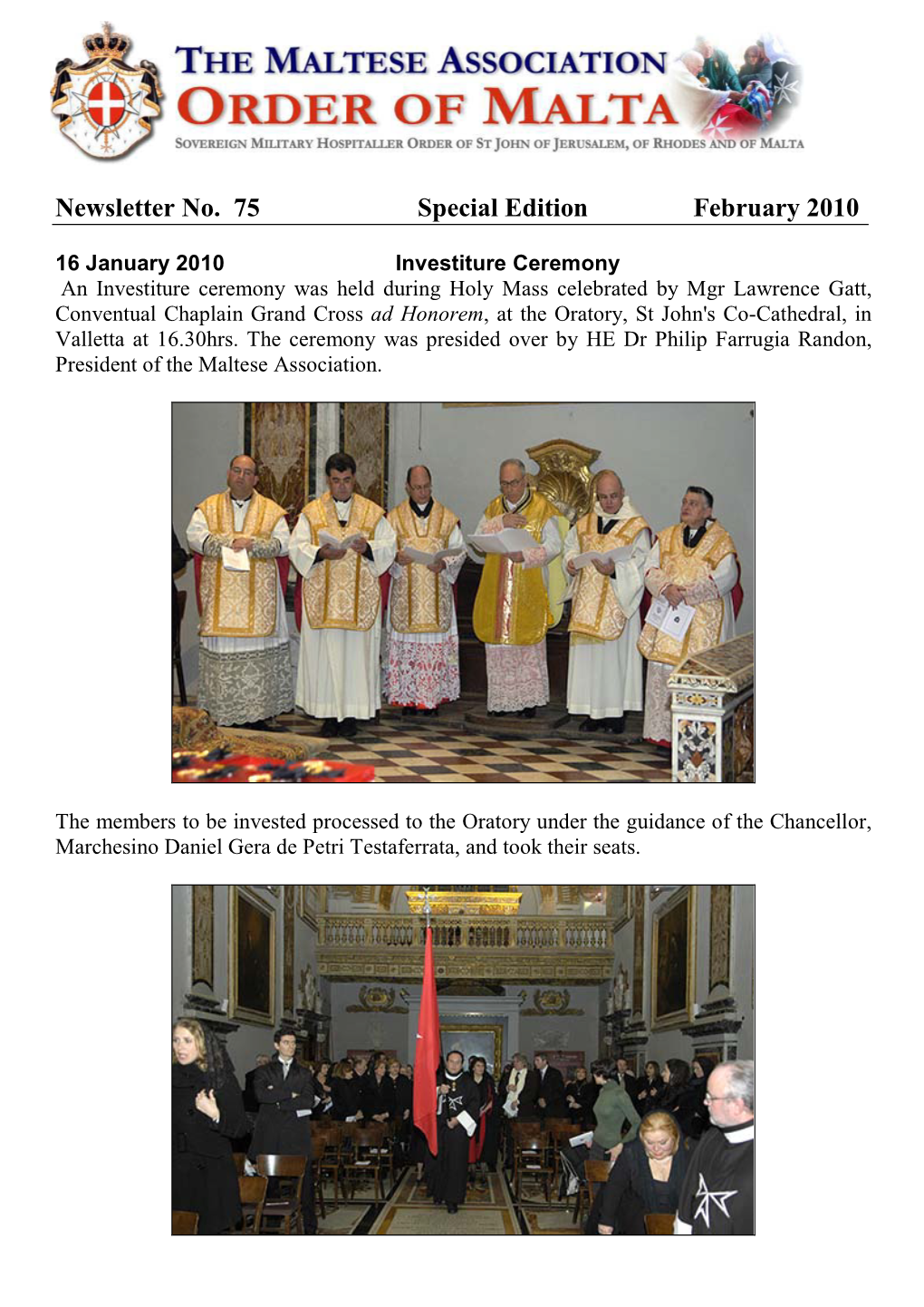 Maltese Association Newsletter No.75