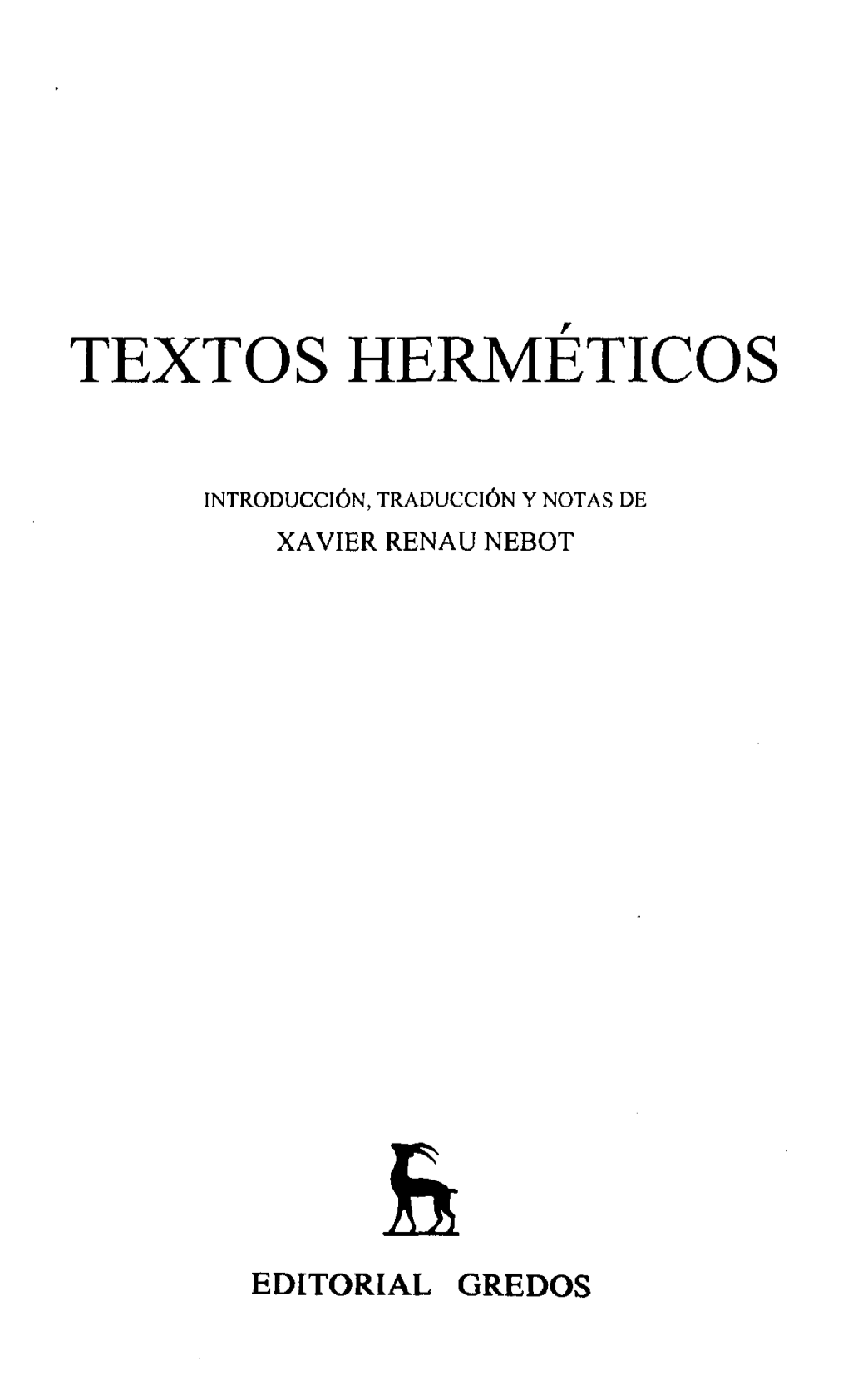 Textos Herméticos
