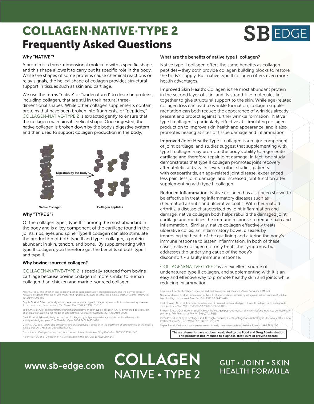 COLLAGEN·NATIVE·TYPE 2 Frequently Asked Questions