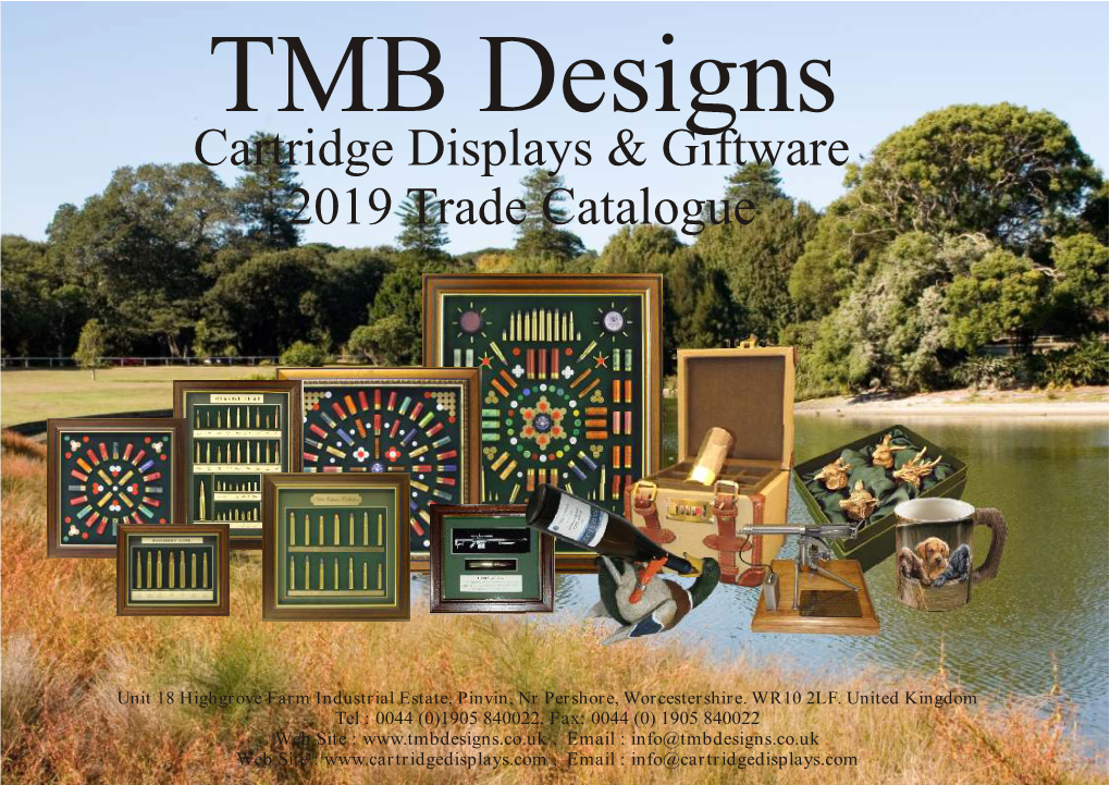 Cartridge Displays & Giftware 2019 Trade Catalogue