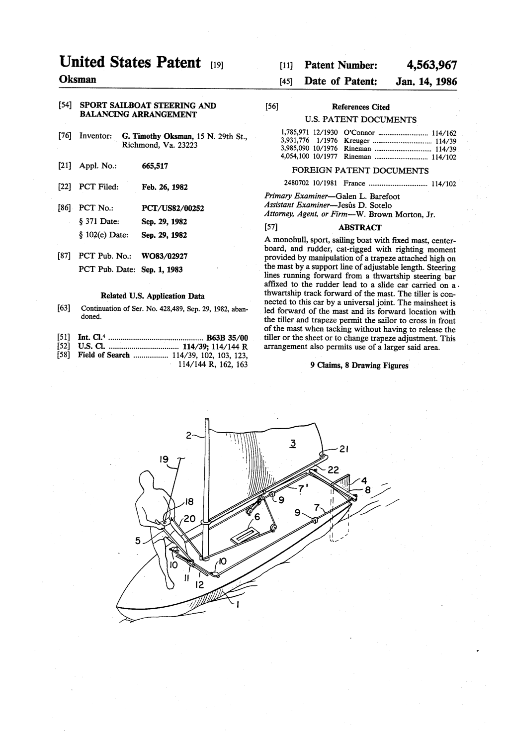 United States Patent [19] [11] Patent Number: 4,563,967