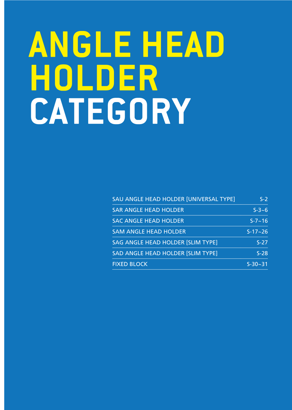 Sau Angle Head Holder