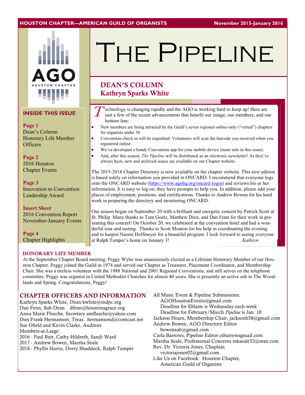 The Pipeline